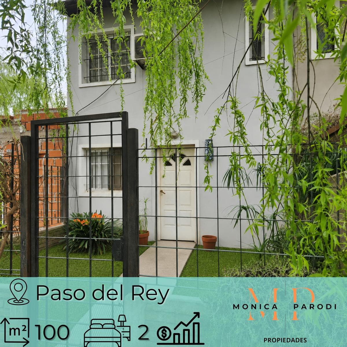 DUPLEX FOR SALE IN PASO DEL REY – 2 BEDROOMS, PATIO, AND SEMI-COVERED PORCH