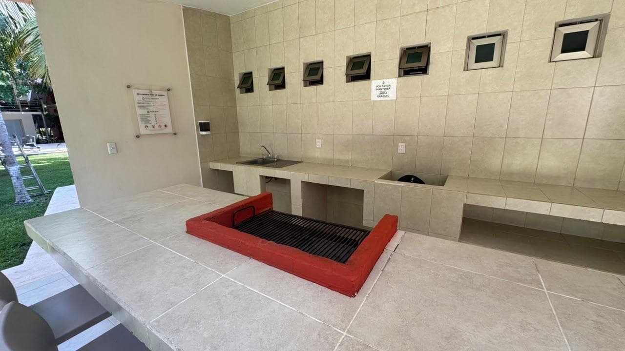Furnished Ground-Floor Apartment for Rent, Palmeiras 1 Condominium, Ejido Sur, Playa del Carmen