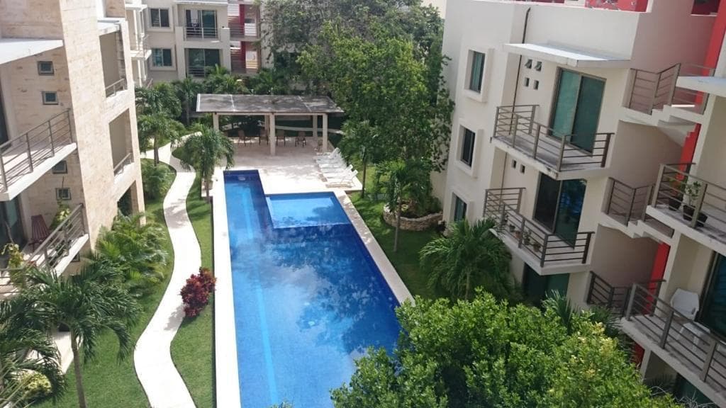 Furnished Apartment for Rent in the Palmeiras Condominium, Playa del Carmen