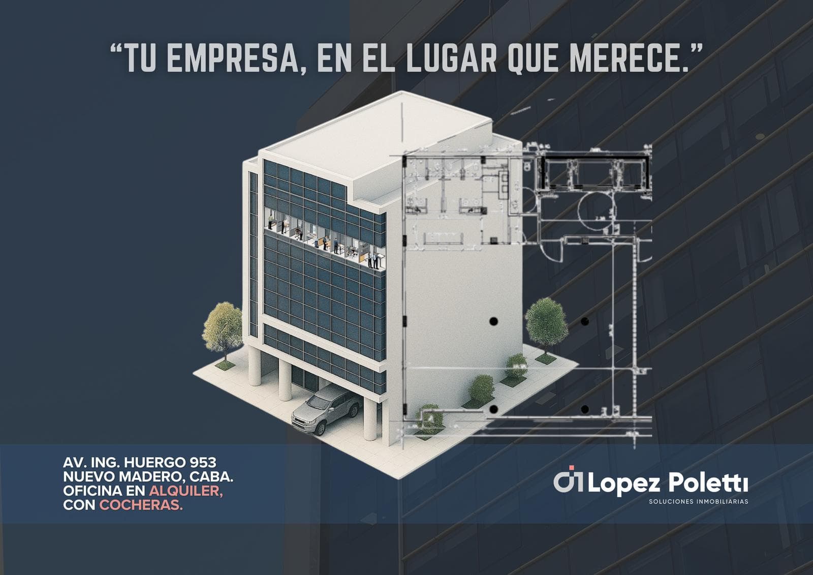 Office for Rent in Puerto Madero - Open Floor Plan - Huergo 900