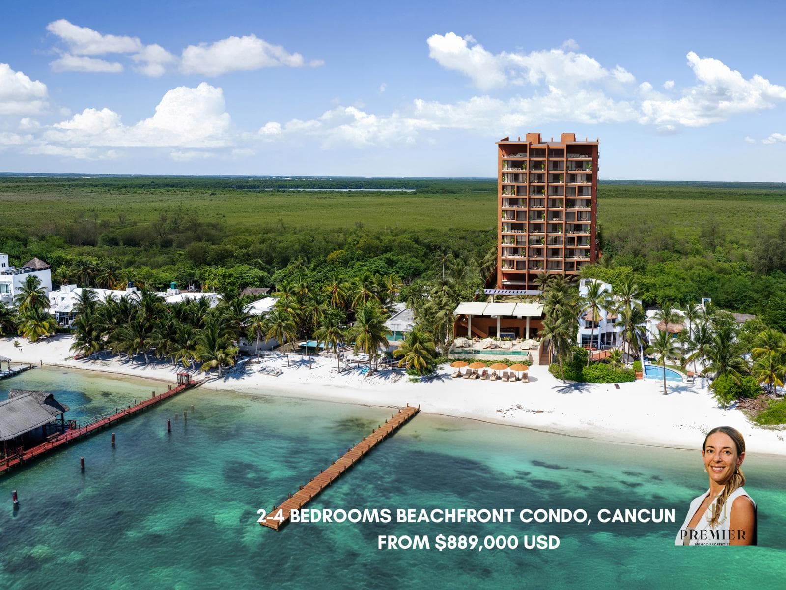 CONDO FOR SALE, OCEANFRONT IN COSTA MUJERES, CANCUN
