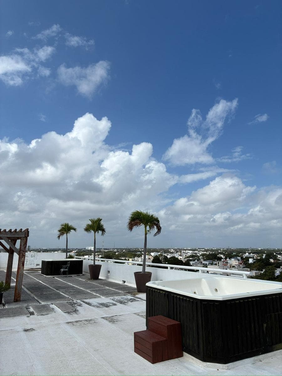 APARTMENT FOR RENT AT MALI LOFTS, LAS AMERICAS RESIDENTIAL COMPLEX, CANCUN, AV COLOSIO