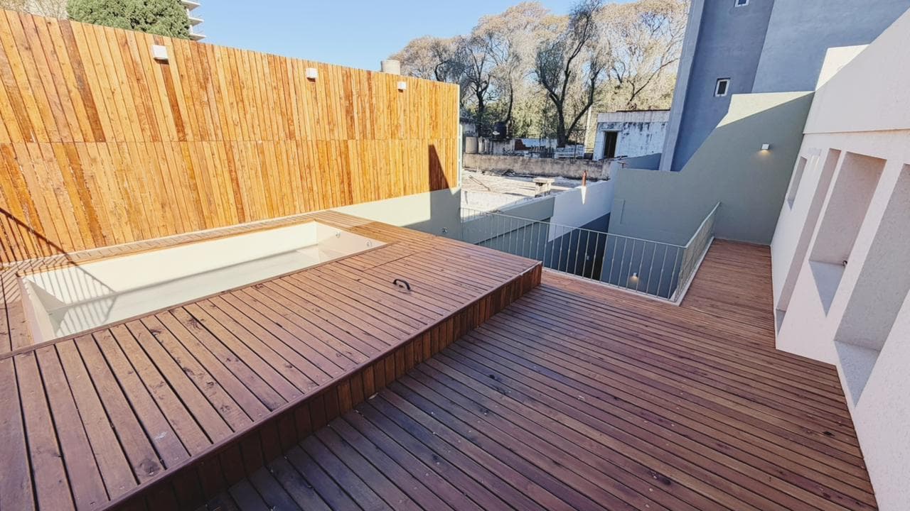 House with a terrace and pool