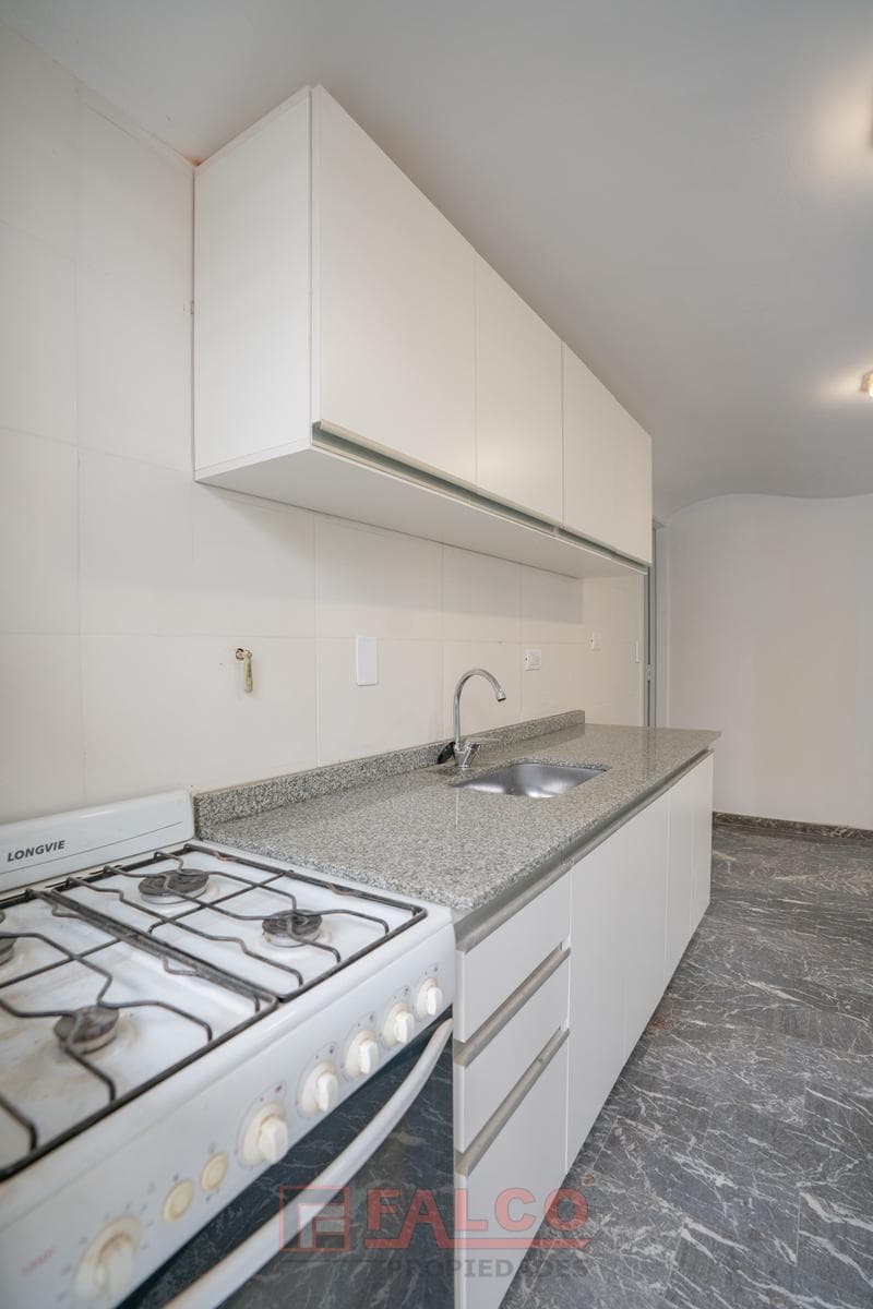 Renovated 3-room apartment with a terrace-style balcony