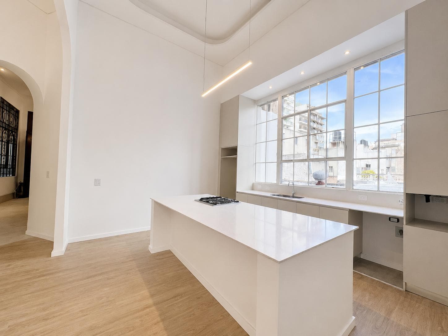 3-bedroom renovated apartment for sale in the downtown neighborhood