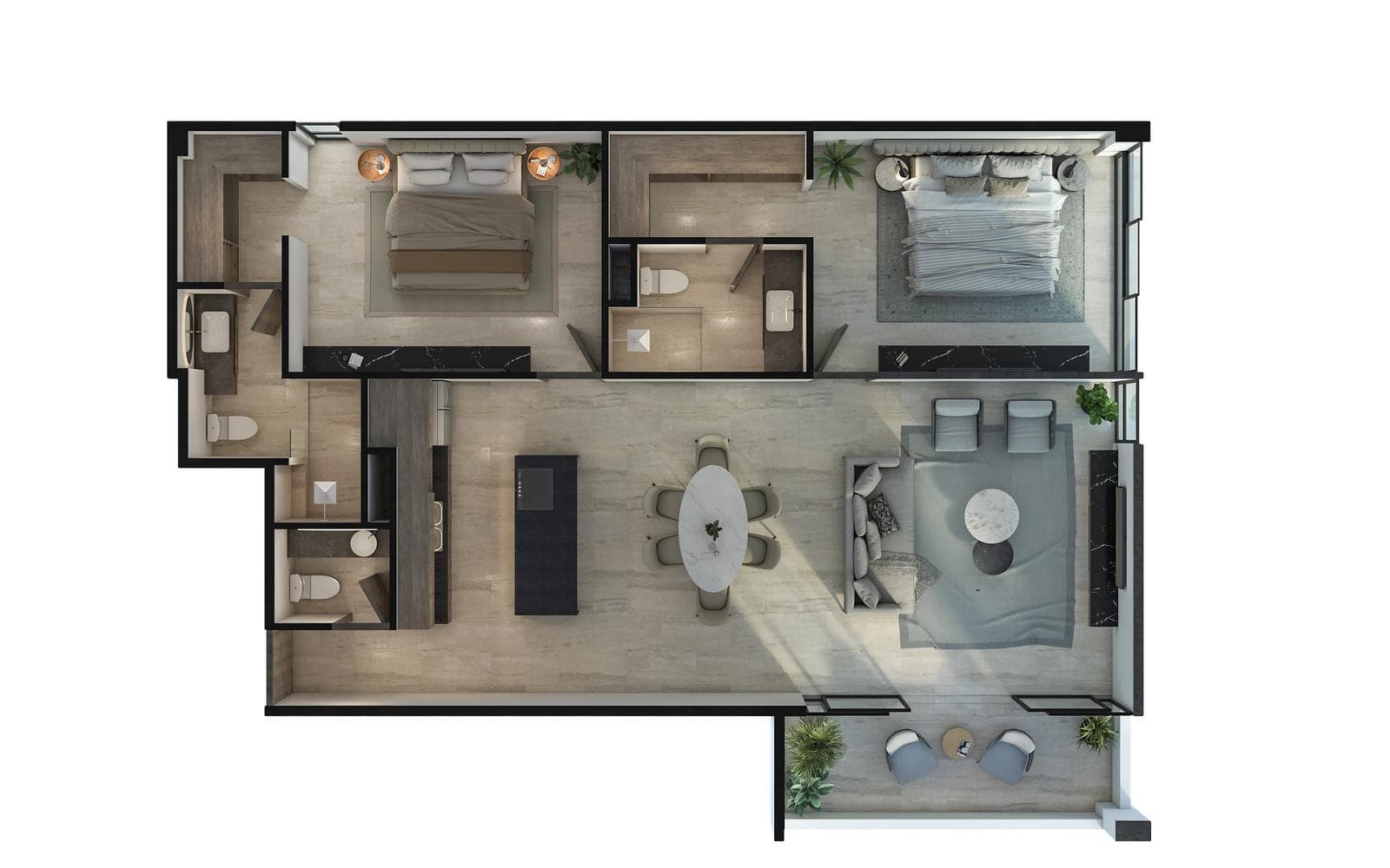 Apartment for Sale in Temozon, Merida, Yucatan
