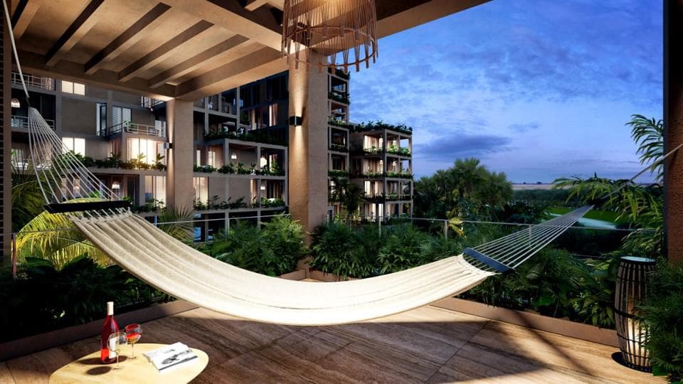 Increible departamento en condominio en el centro de la Riviera Maya P3229