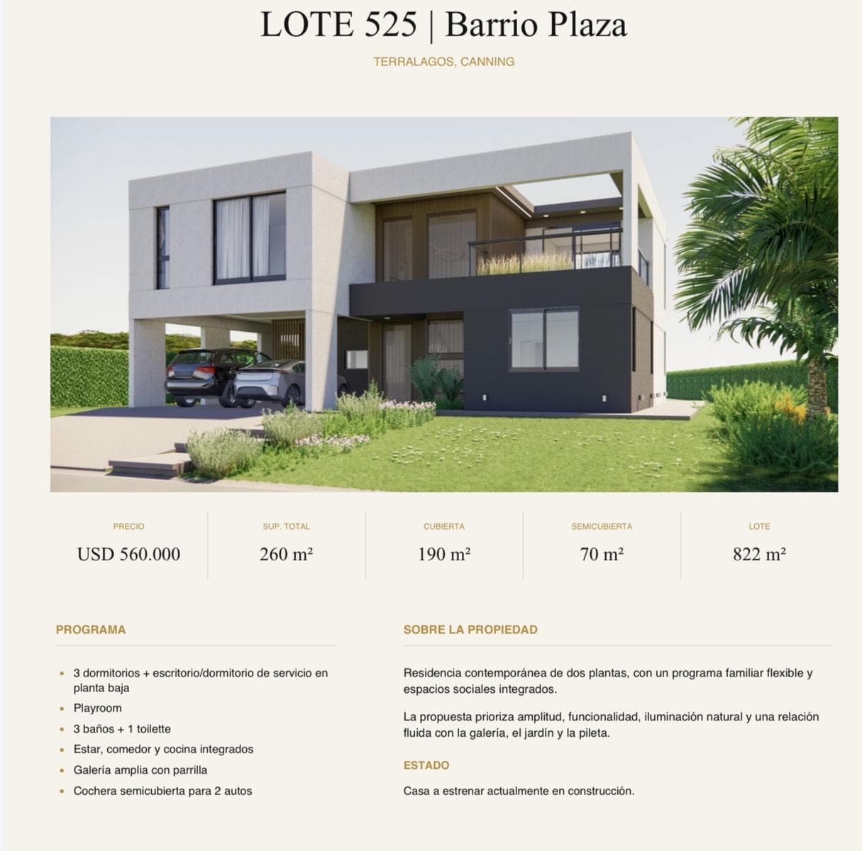 Terralagos Plaza Neighborhood, Caning Ezeiza