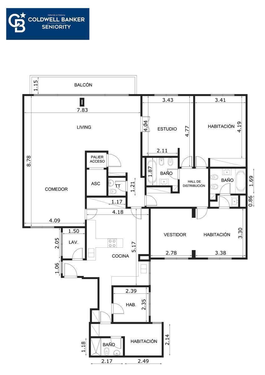 5-Room Apartment for Sale in Recoleta