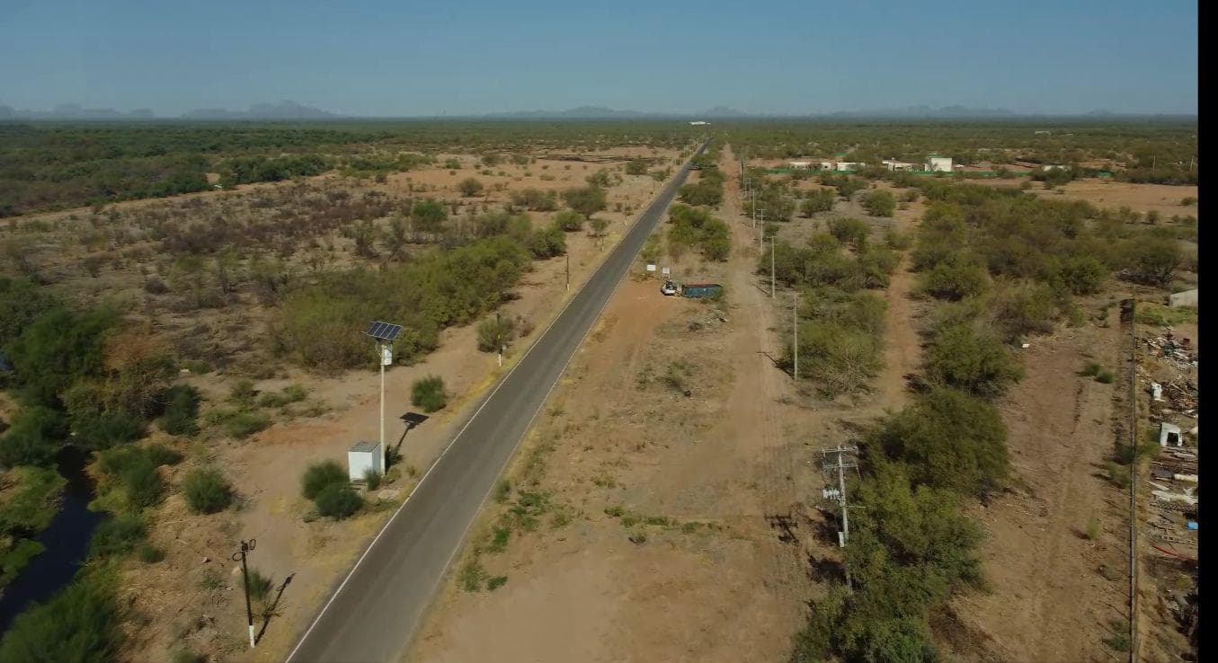 2 lots for sale located along the road to Bahía de Kino, northwest of the city