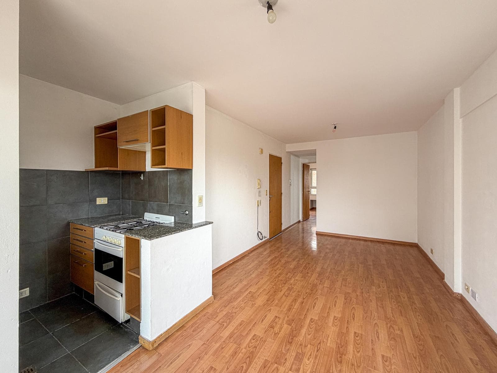 1-bedroom apartment facing the river with a terrace-style balcony