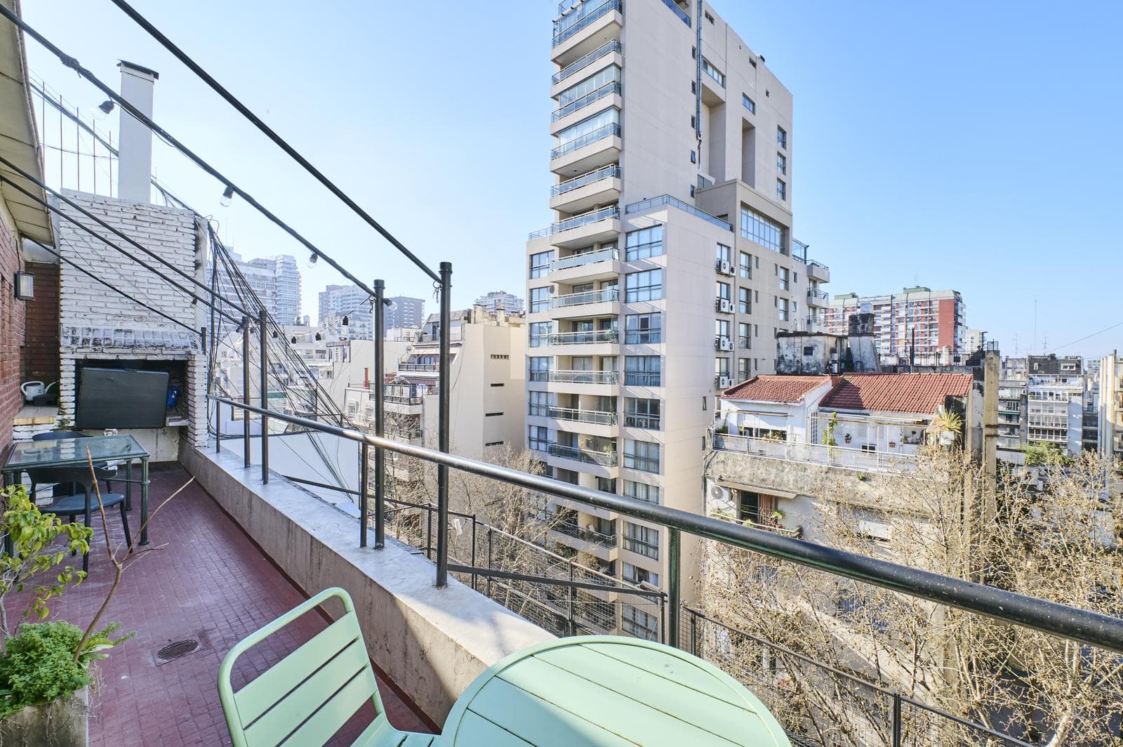 1-Bedroom Duplex Apartment for Sale: 2 Rooms, Balcony, Grill, Garage, Storage Room, Recoleta