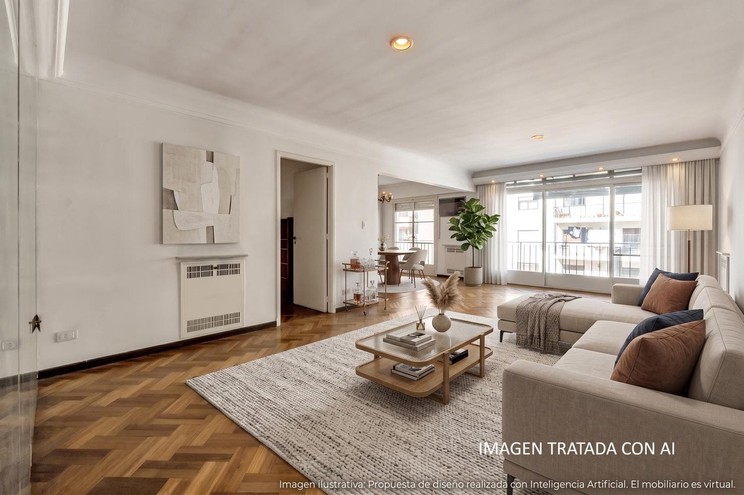 3-Bedroom Apartment for Sale with Parking Space and Balcony in Belgrano
