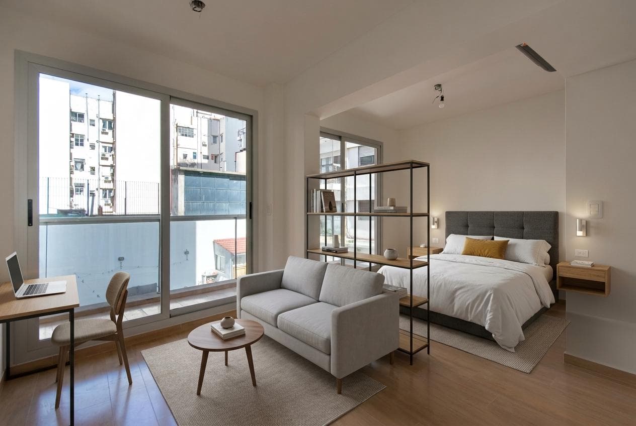 Dividable Apartment, Quiet Location, Balcony, Amenities, V Crespo