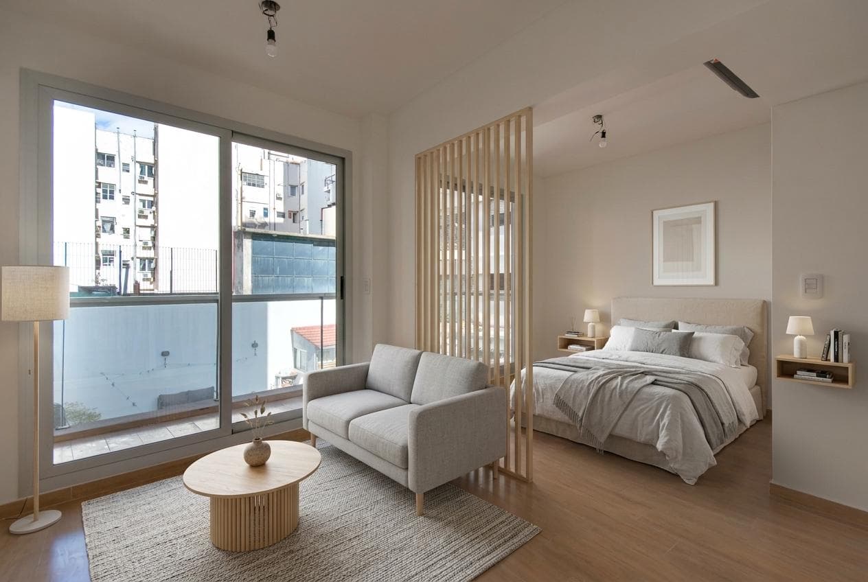 Dividable Apartment, Quiet Location, Balcony, Amenities, V Crespo