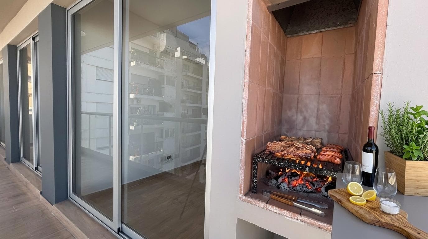 3-Bedroom Apartment, 2 Full Bathrooms, Private Grill, Amenities, Villa Crespo