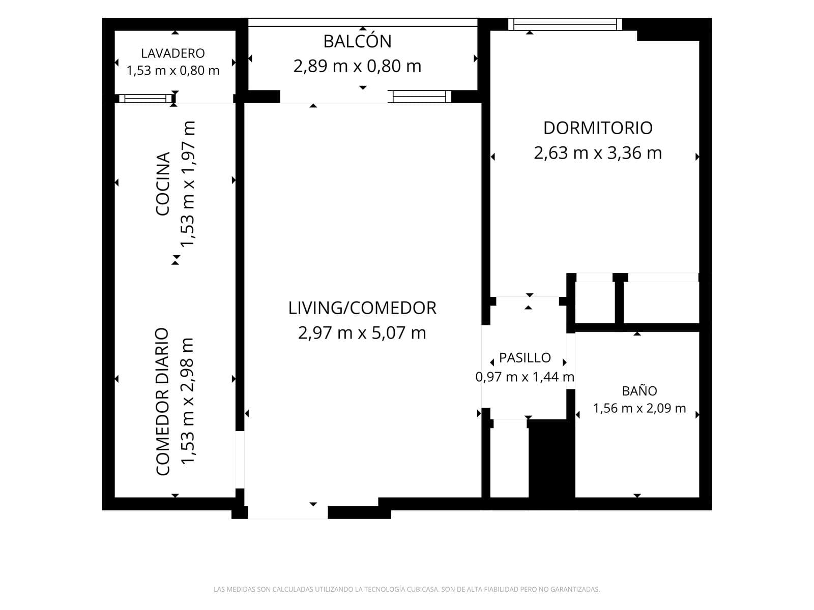 2-Room Apartment for Sale in Flores