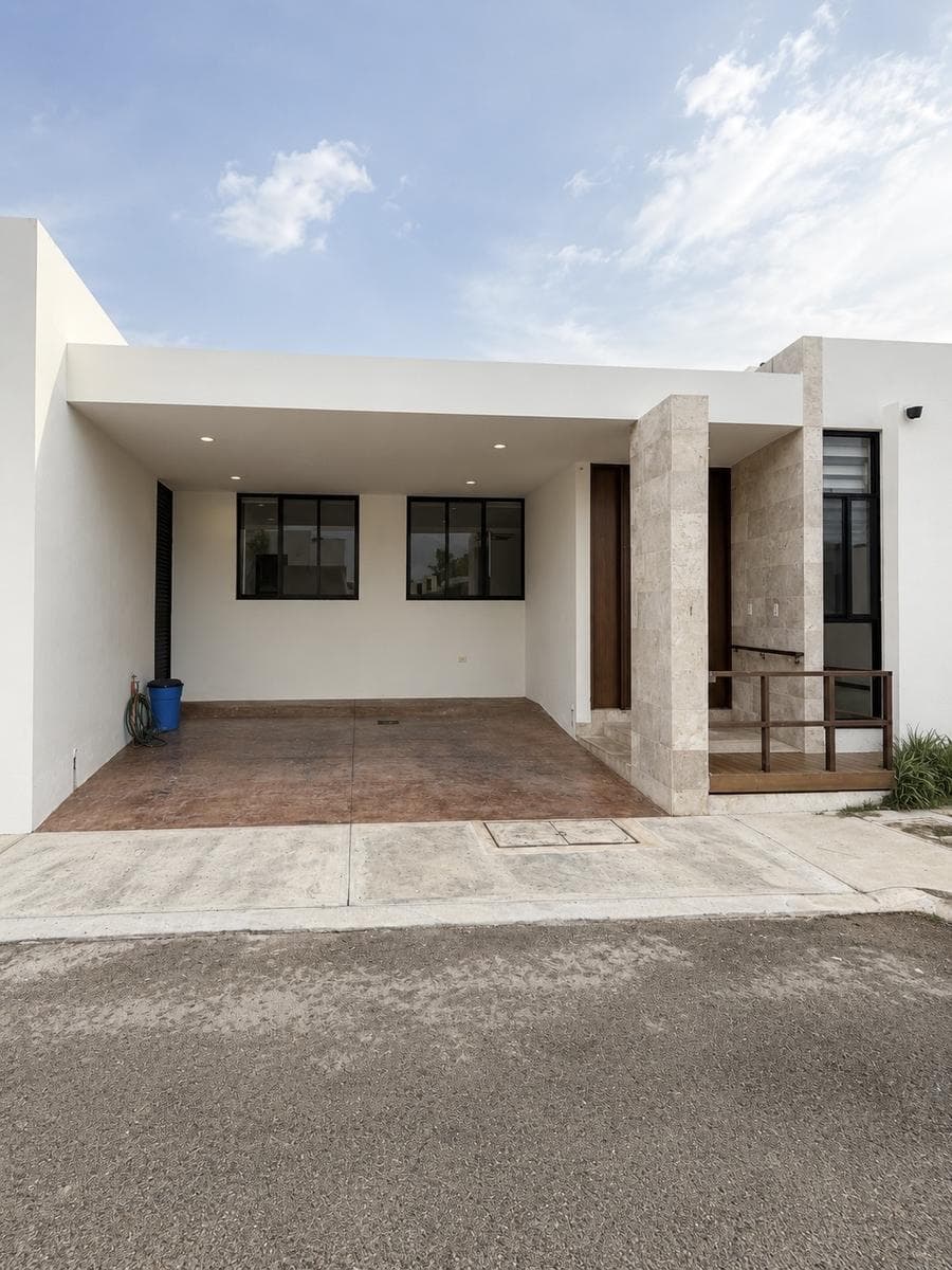 Casa de una planta en privada al norte de Mérida