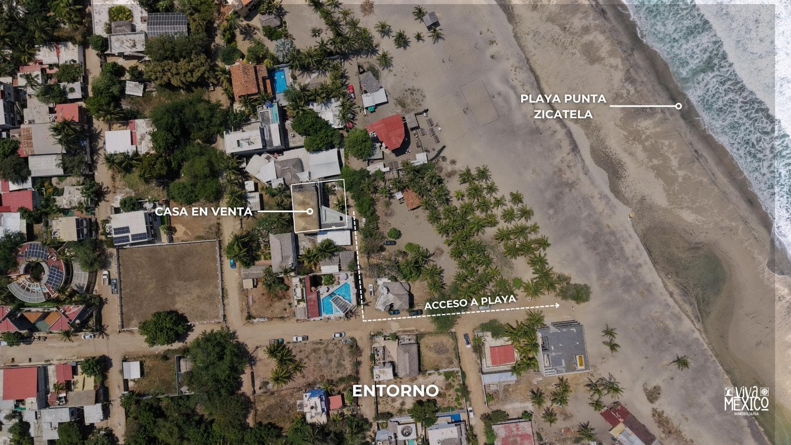 Boutique House for Sale in La Punta Zicatela, Puerto Escondido, Oaxaca