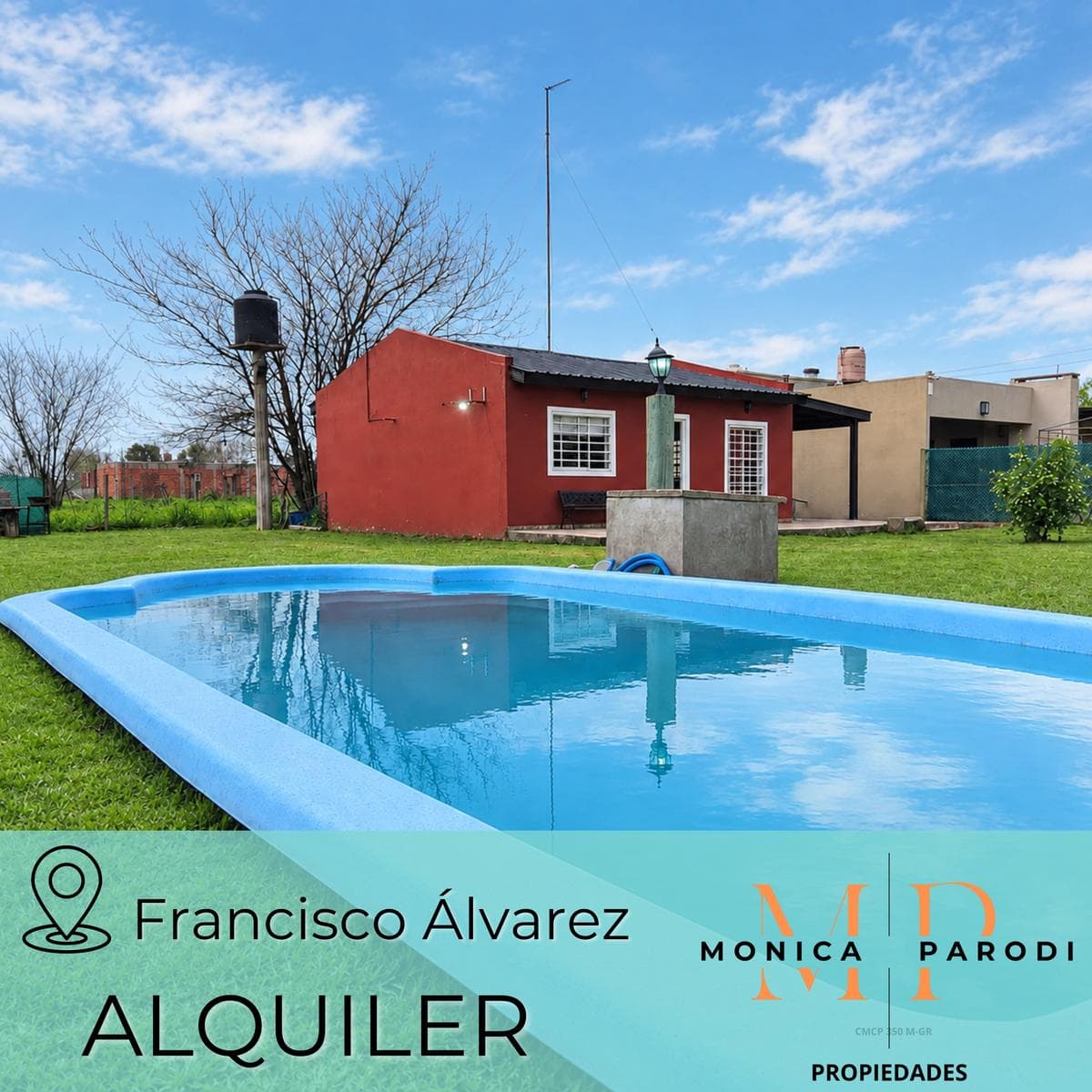 HOUSE FOR RENT IN FRANCISCO ÁLVAREZ – SPACIOUS LOT WITH A POOL