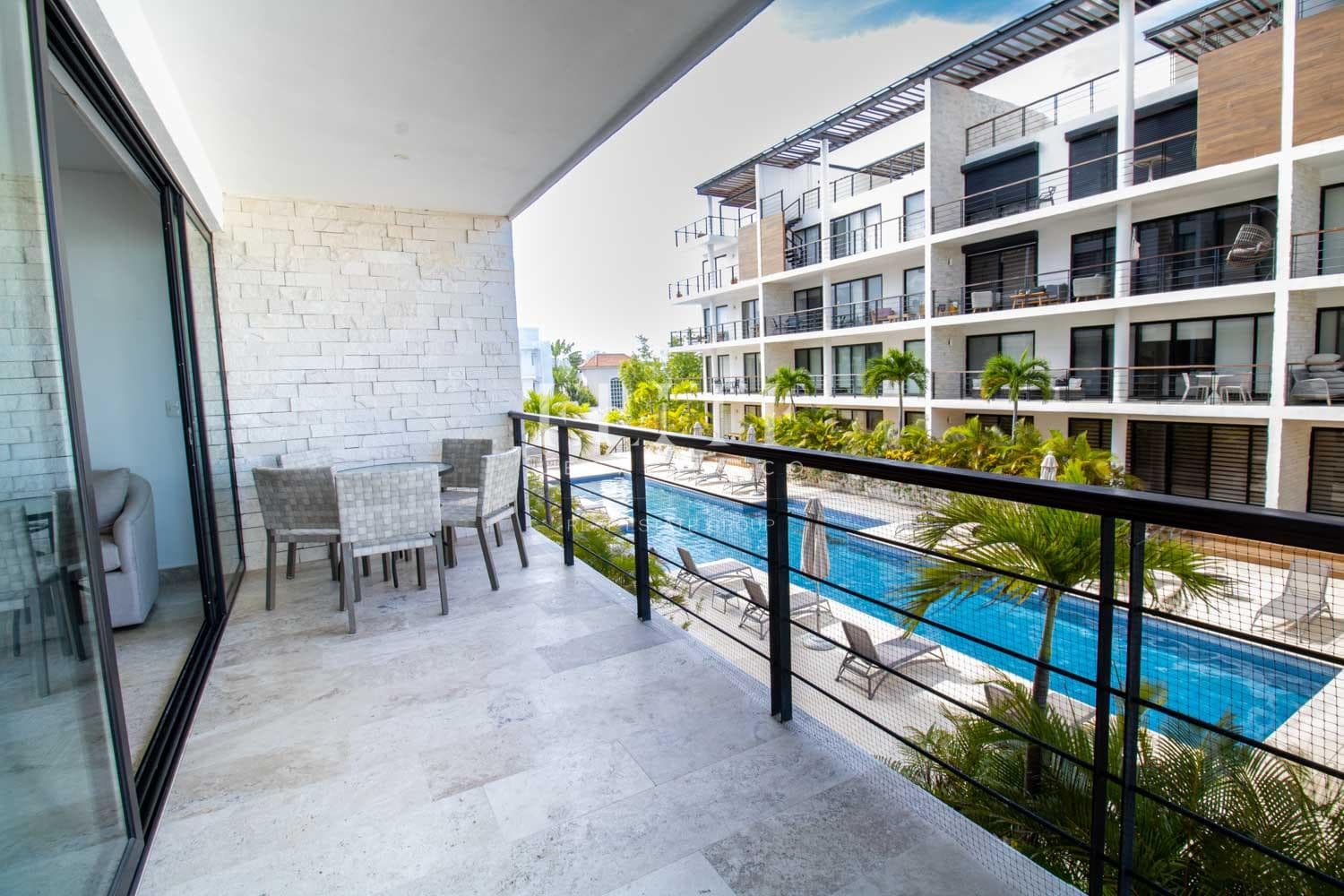 Departamento Amueblado de 3 Recámaras en Renta en Palmar Cancún