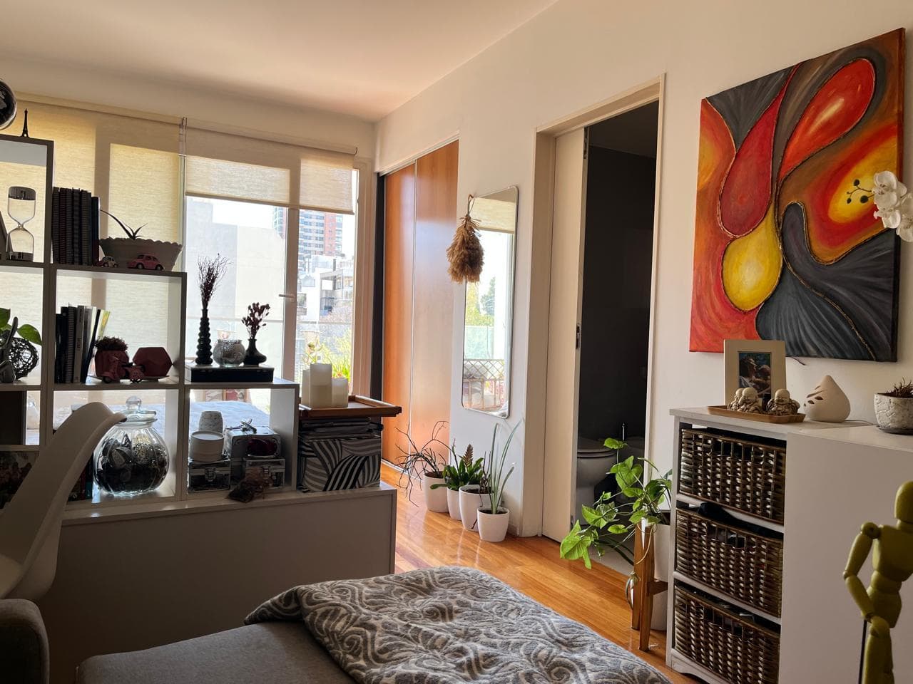 FOR SALE IN BELGRANO: STUDIO APARTMENT WITH SWIMMING POOL, GRILL, LAUNDRY, AND SAUNA—THIRD FLOOR, 35 m² WITH A 6 m² BALCONY