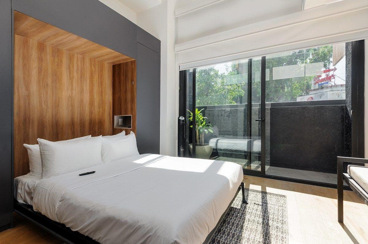 Loft en Venta Amueblado con Balcón en Roma Norte, Cuauhtémoc