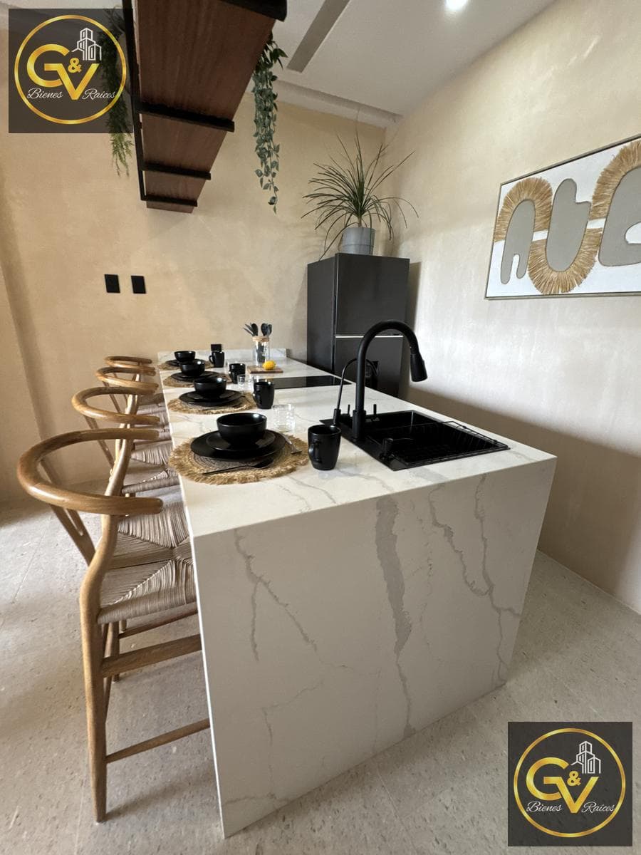 Departamento en Venta de 1 habitación en Puerto Morelos a pasos del Mar