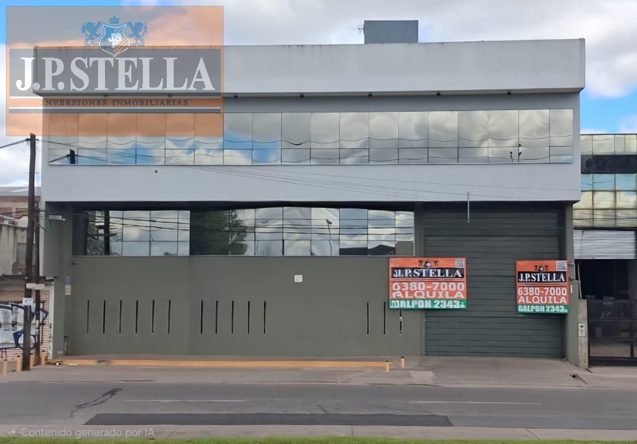 Galpón Industrial y comercial 2.343 m² s/ Acceso Oeste - Salida a 2 Calles - Moreno