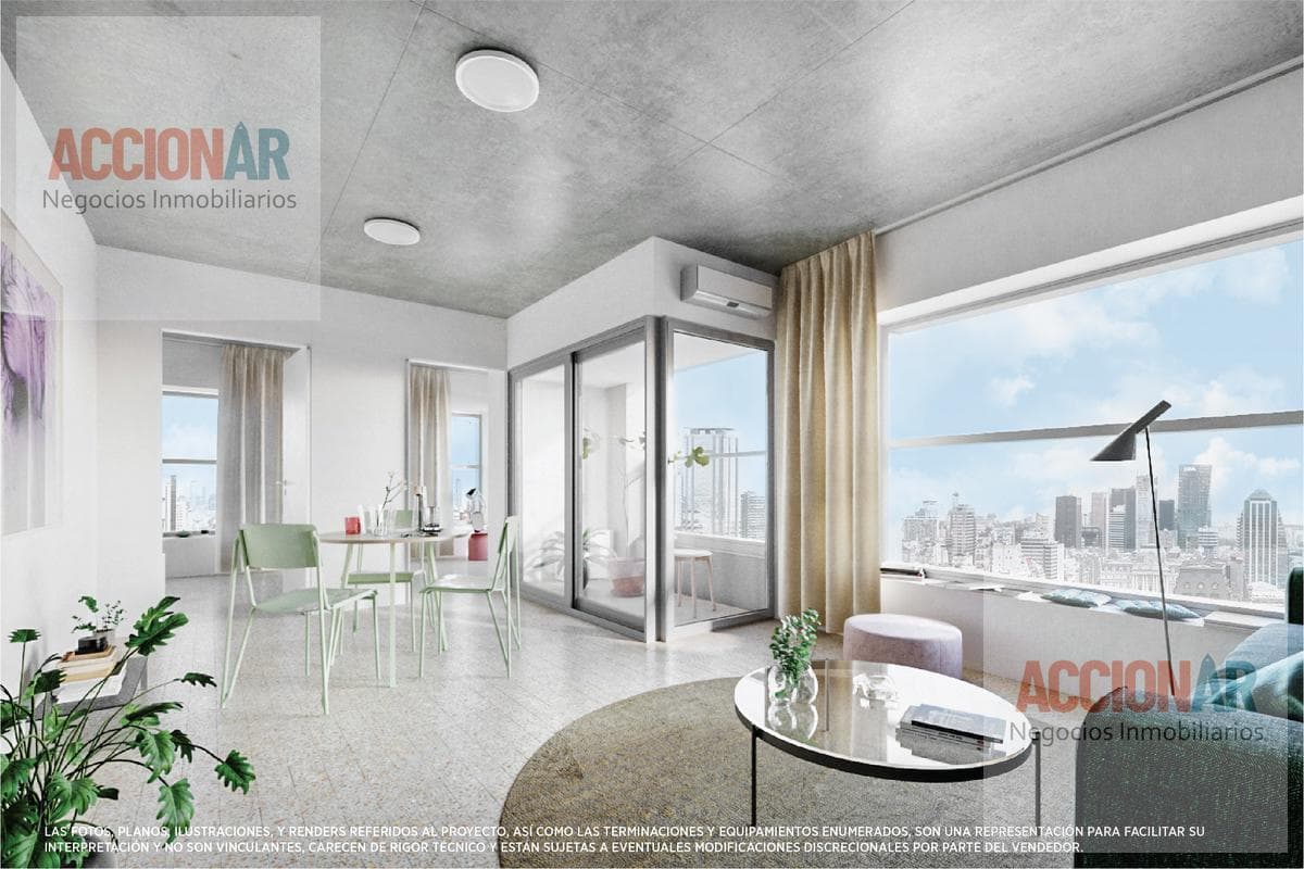 Luxury studio apartment with amenities and a balcony offering an excellent view