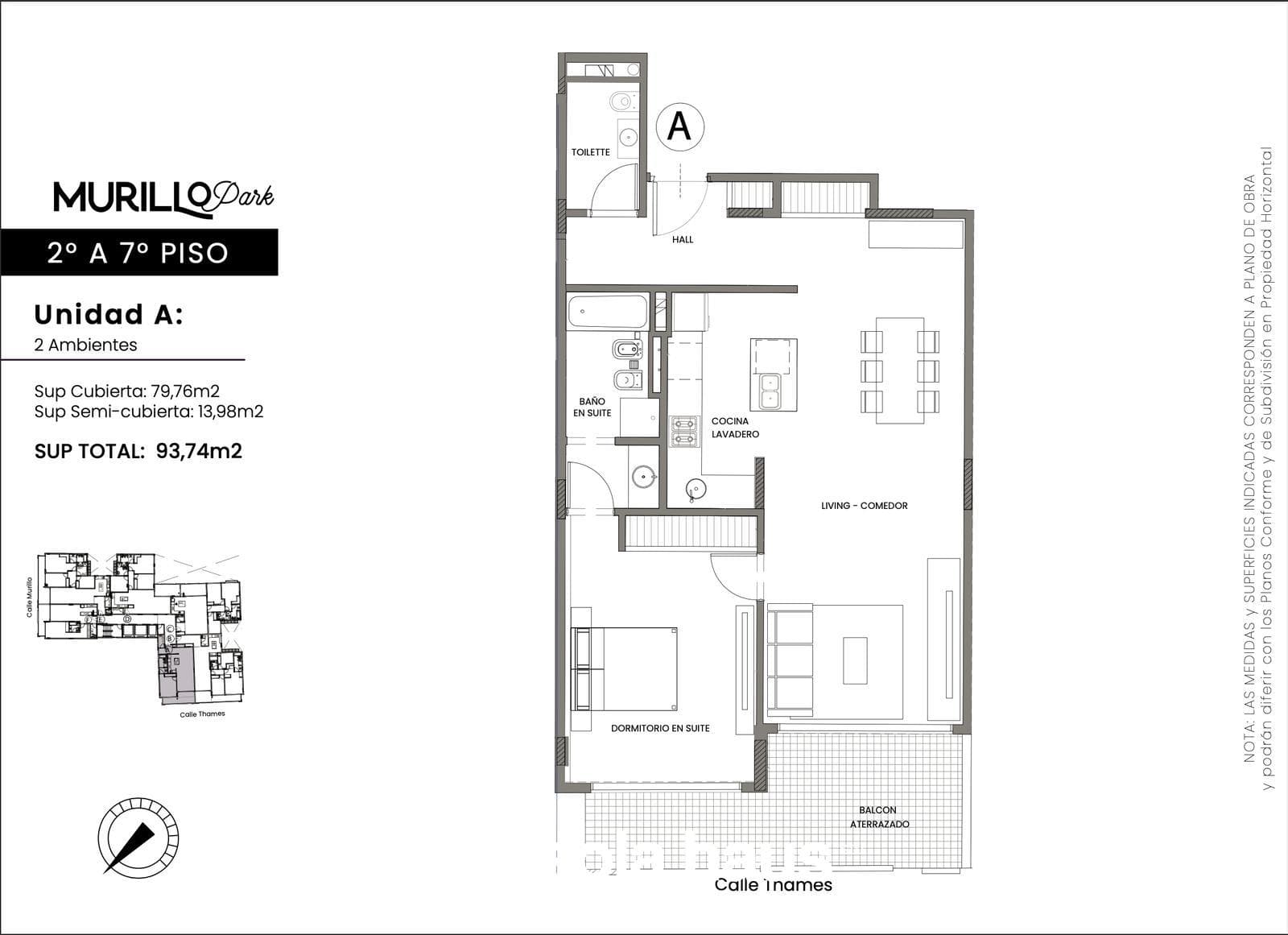Departamento en Venta 2 ambientes en Villa Crespo