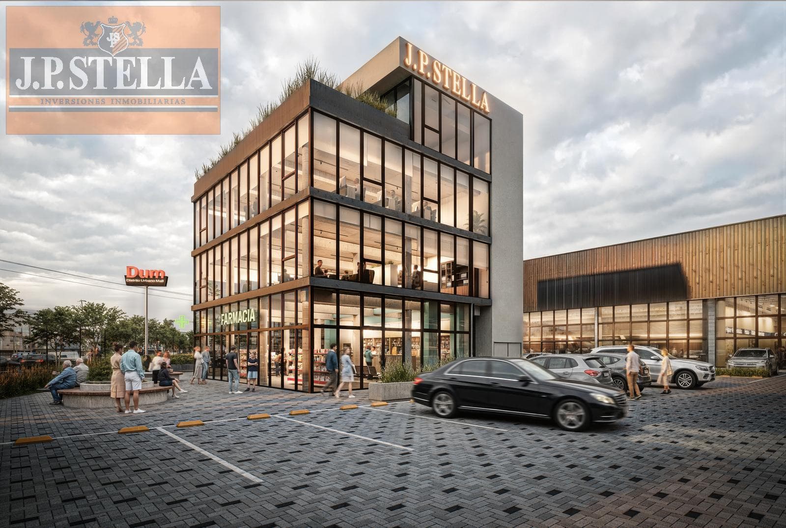Brand-New 196 m² Office Space, 1st Floor - DUM Complex - San Justo