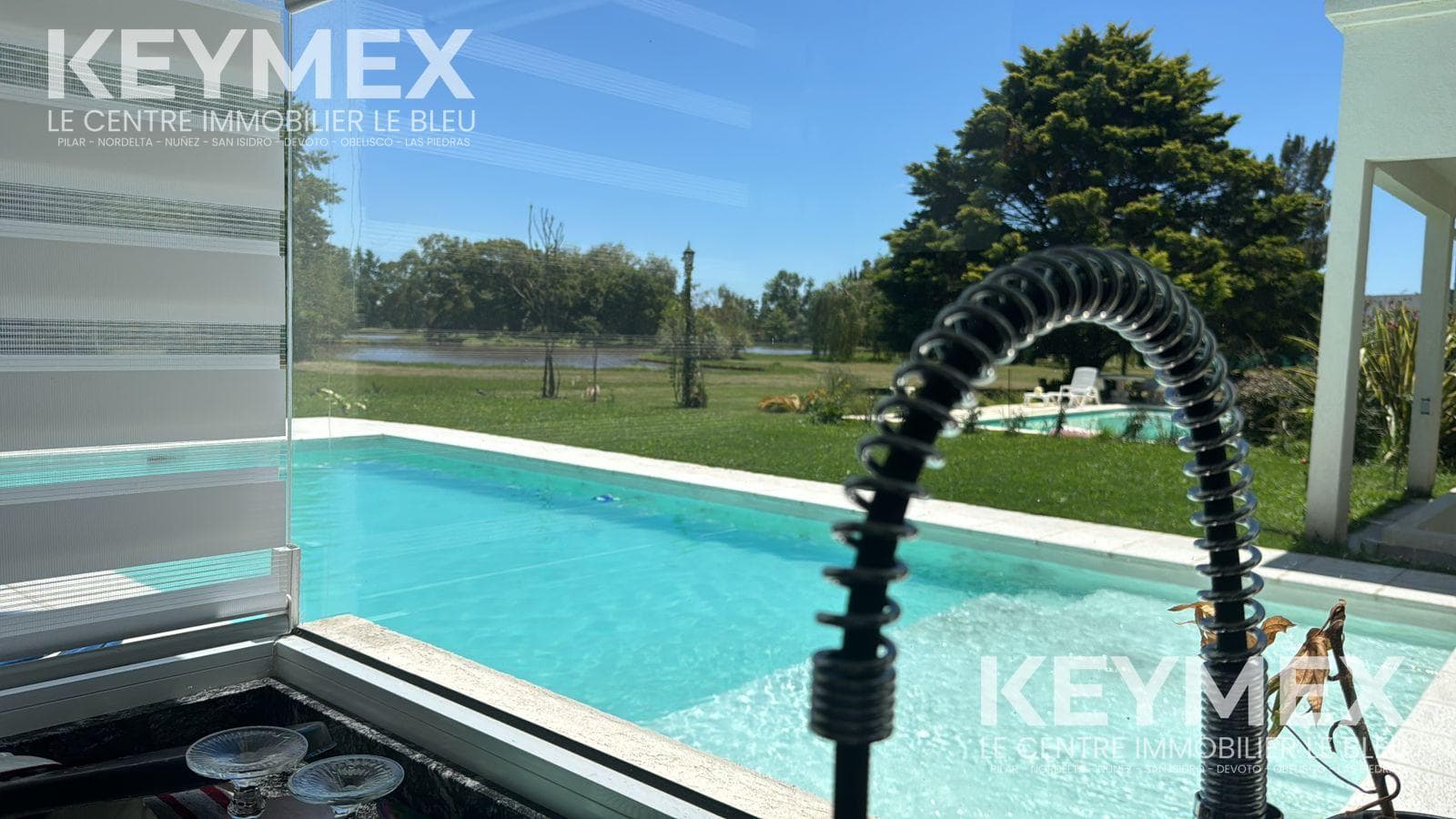 Spectacular home for sale with excellent build quality on a lot overlooking the lagoon