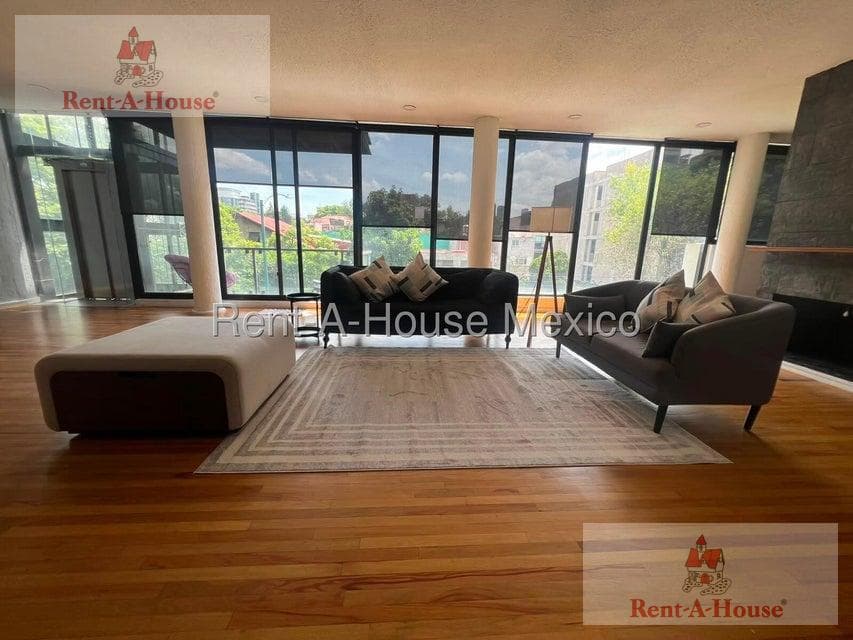 Furnished Apartment for Rent in Polanco, Miguel Hidalgo, CR 27-991.