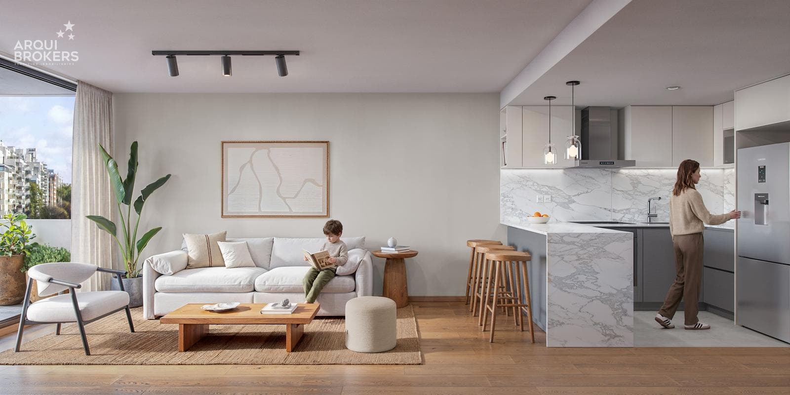 One-bedroom apartment for sale in Pocitos - 407