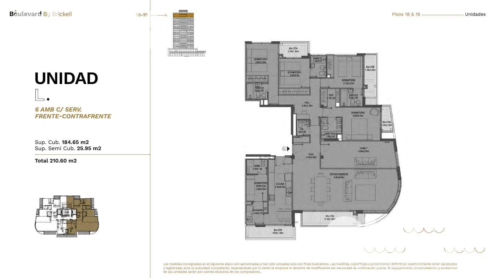FOR SALE: Apartment in Tigre—Brickell Boulevard, 4 bedrooms