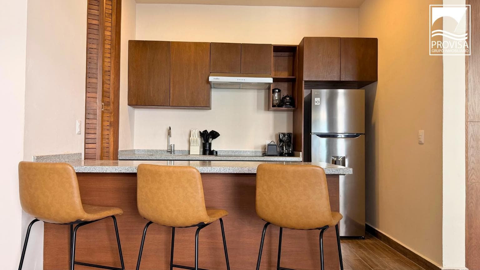 New, furnished studio apartment for sale in Tulum