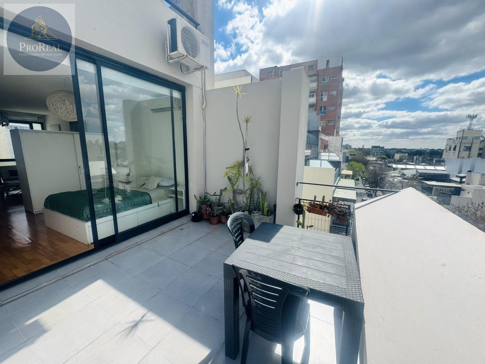 FOR RENT: Studio Apartment with a Spectacular Terrace Balcony | Saavedra