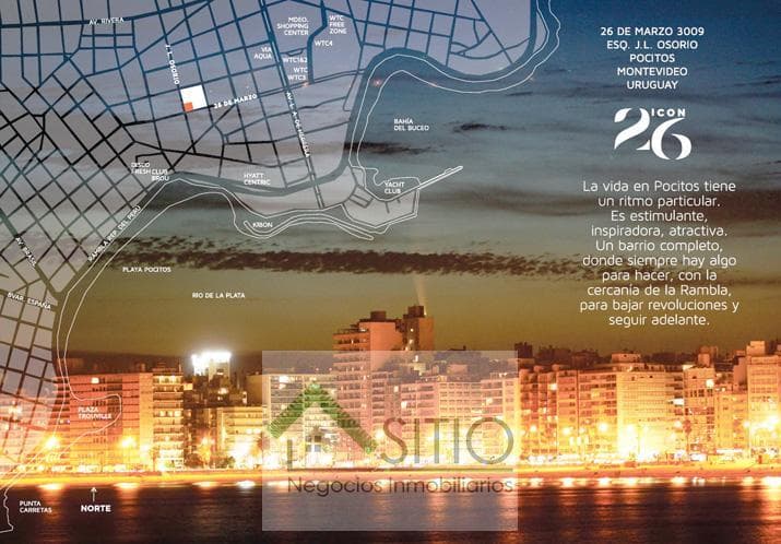 Venta de apartamento 1 dormitorio en Pocitos - Icon 26