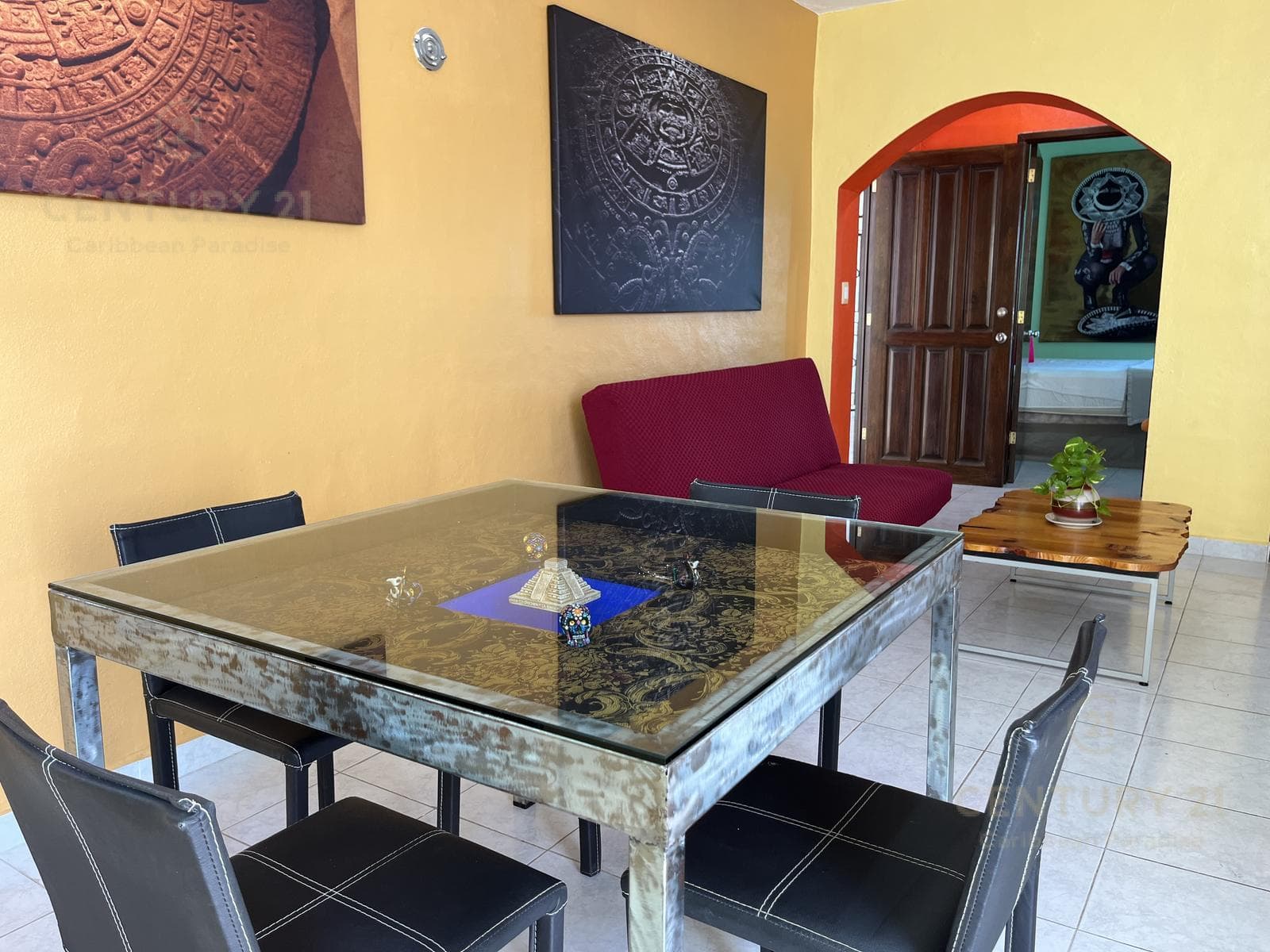 Long-term rental of a furnished apartment in downtown Playa del Carmen, P1297