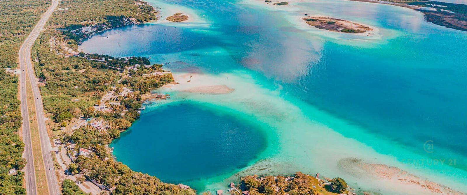 INCREDIBLE LOT FOR SALE WITH 270 METERS OF FRONTAGE ON LAGUNA DE BACALAR C1314