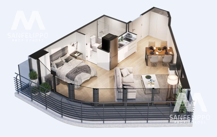 Studio Apartment in MOCA 2