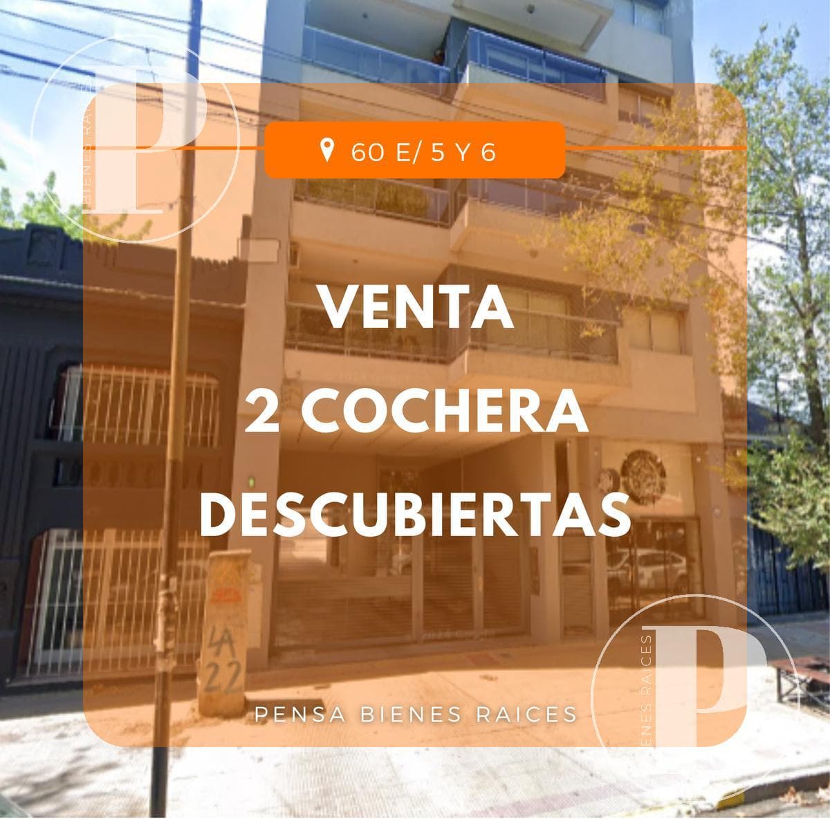 | FOR SALE | Uncovered parking space, AV. 60 between 5th and 6th, La Plata.