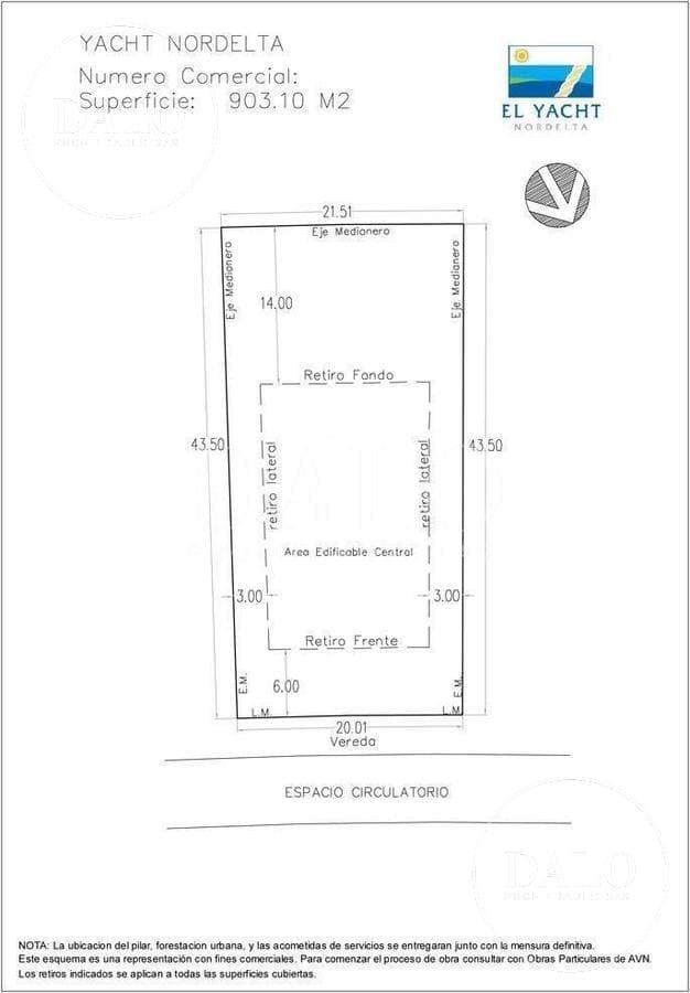 Lot for Sale in Nordelta, Tigre, Greater Buenos Aires (G.B.A.), Northern Region