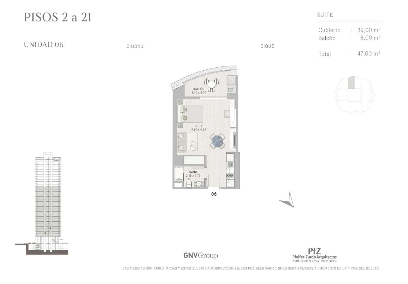 Apartment for Sale, Osten Tower II - Puerto Madero.