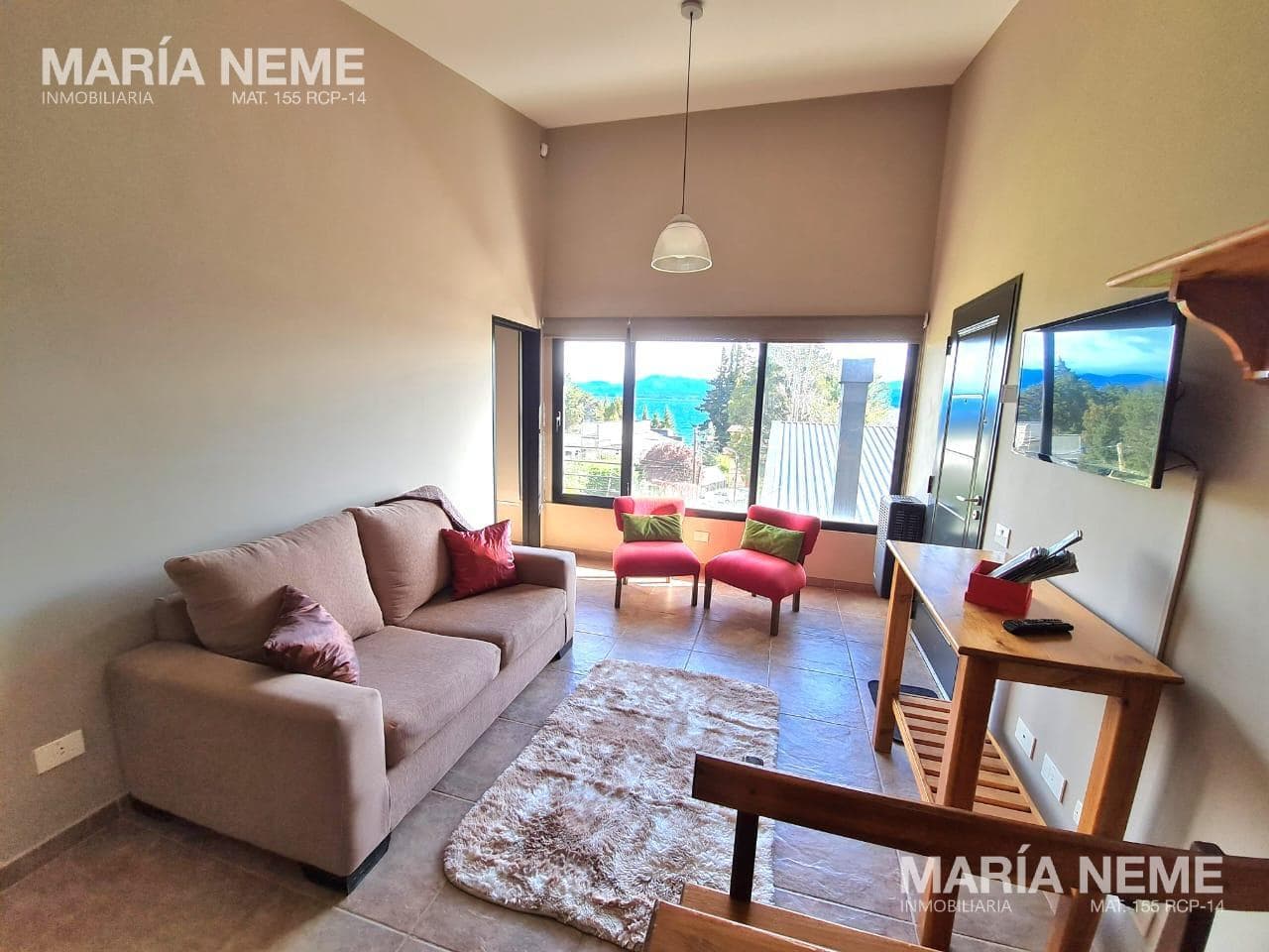 Apartment for long-term rent with a lake view, at km 5, just a few meters from Av. Bustillo