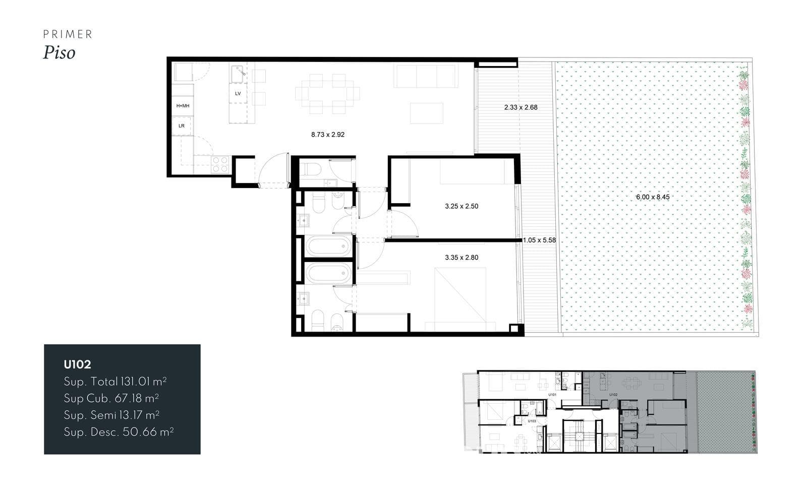 Brand-new 3-room apartment for sale in Coghlan