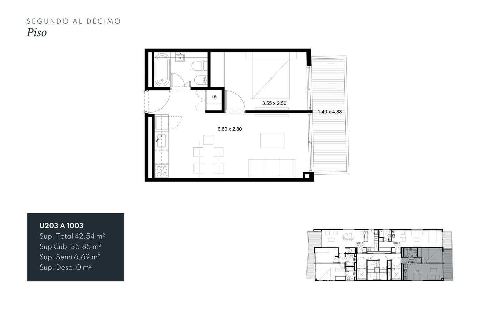 Brand-new 4-room apartment for sale in Belgrano