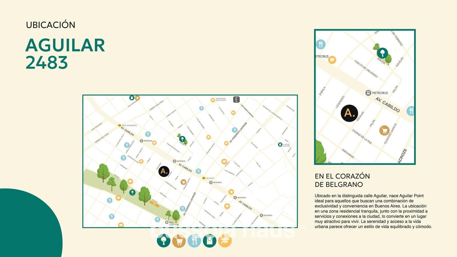 2-room apartment for sale in Belgrano