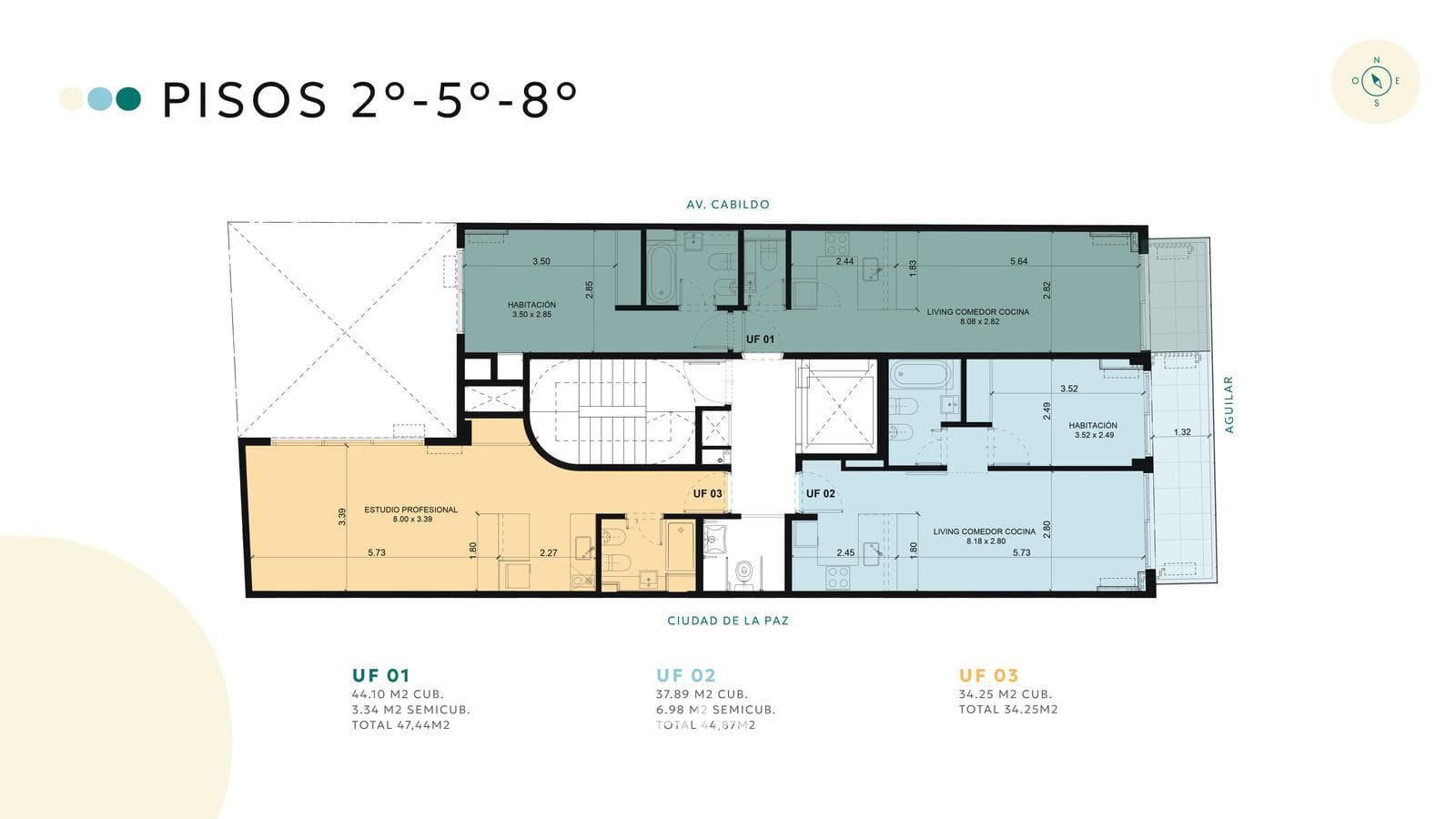 2-room apartment for sale in Belgrano